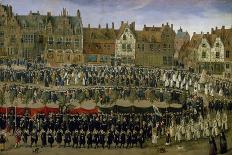 Procession in Place Du Grand Sablon in Brussels, 1615-Anthonis Sallaert-Stretched Canvas