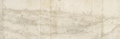 Tower of London, C1543-Anthonis van den Wyngaerde-Giclee Print