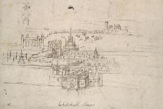 The Tower of London (Pen and Brown Ink over Faint Indications in Black Chalk)-Anthonis van den Wyngaerde-Giclee Print