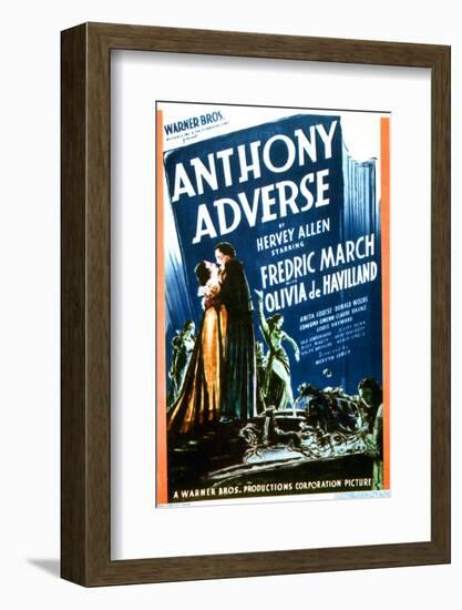 Anthony Adverse - Movie Poster Reproduction-null-Framed Photo