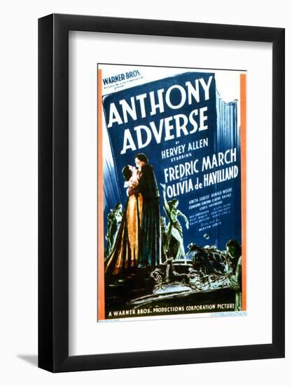 Anthony Adverse - Movie Poster Reproduction-null-Framed Photo