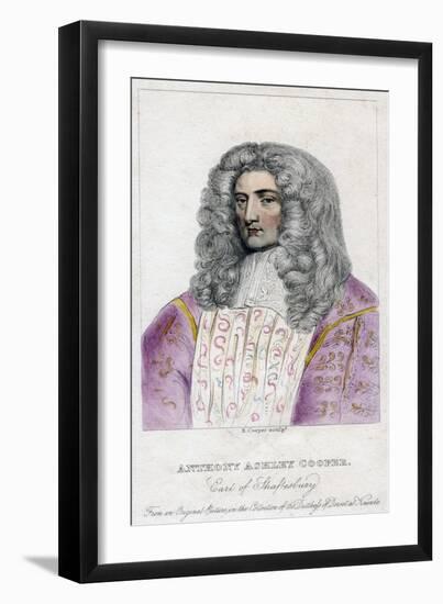 Anthony Ashley-Cooper, Earl of Shaftesbury-R Cooper-Framed Giclee Print