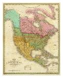 Map of North America Including All the Recent Geographical Discoveries, c.1826-Anthony Finley-Framed Art Print