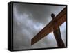 Anthony Gormleys Angel of the North, Gateshead, Tyne and Wear, UK-Alan Copson-Framed Stretched Canvas