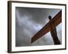 Anthony Gormleys Angel of the North, Gateshead, Tyne and Wear, UK-Alan Copson-Framed Photographic Print