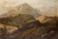 Landscape with Sheep-Anthony Graham-Framed Giclee Print