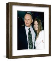 Anthony Hopkins & Julianne Moore-null-Framed Photo