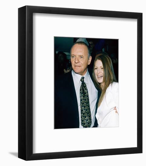 Anthony Hopkins & Julianne Moore-null-Framed Photo