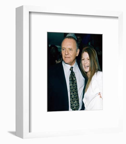 Anthony Hopkins & Julianne Moore-null-Framed Photo