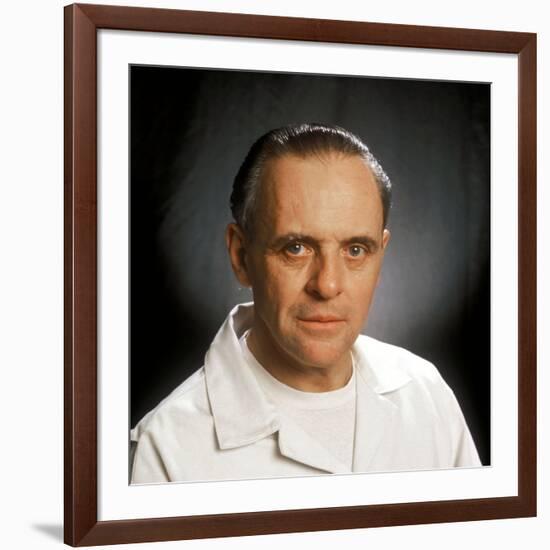 ANTHONY HOPKINS. "THE SILENCE OF THE LAMBS" [1991], directed by JONATHAN DEMME.-null-Framed Photographic Print