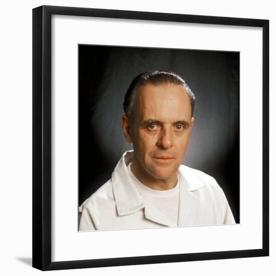 ANTHONY HOPKINS. "THE SILENCE OF THE LAMBS" [1991], directed by JONATHAN DEMME.-null-Framed Photographic Print