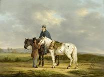 Adriaan Van Der Hoops Trotter De Vlugge, the Fast One in a Meadow-Anthony Oberman-Stretched Canvas