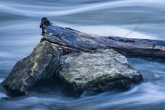 Two Rocks And Long Swirling Water-Anthony Paladino-Giclee Print