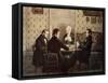 Anthony Playing Cards with His Friends, 19Th Century-Mary Ellen Best-Framed Stretched Canvas
