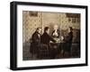 Anthony Playing Cards with His Friends, 19Th Century-Mary Ellen Best-Framed Giclee Print