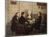 Anthony Playing Cards with His Friends, 19Th Century-Mary Ellen Best-Mounted Giclee Print