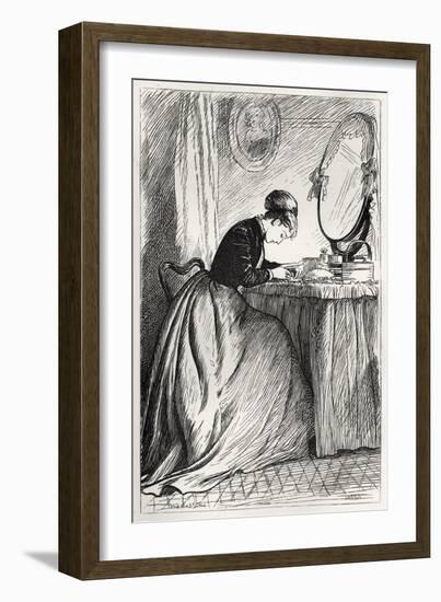 Anthony Trollope's novel 'He Knew He Was Right'-Marcus Stone-Framed Giclee Print