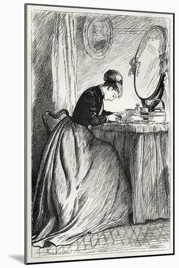 Anthony Trollope's novel 'He Knew He Was Right'-Marcus Stone-Mounted Giclee Print