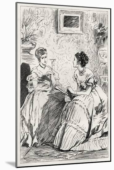 Anthony Trollope's novel 'He Knew He Was Right'-Marcus Stone-Mounted Giclee Print