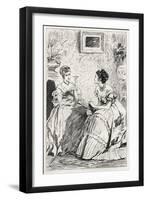 Anthony Trollope's novel 'He Knew He Was Right'-Marcus Stone-Framed Premium Giclee Print