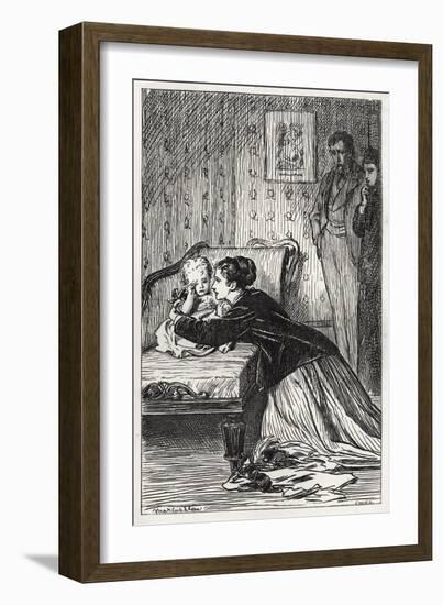 Anthony Trollope's novel 'He Knew He Was Right'-Marcus Stone-Framed Giclee Print