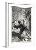 Anthony Trollope's novel 'He Knew He Was Right'-Marcus Stone-Framed Giclee Print