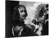 Anthony Van Dyck, Self-Portrait with a Sunflower, C1633-1641-OL Lacour-Stretched Canvas