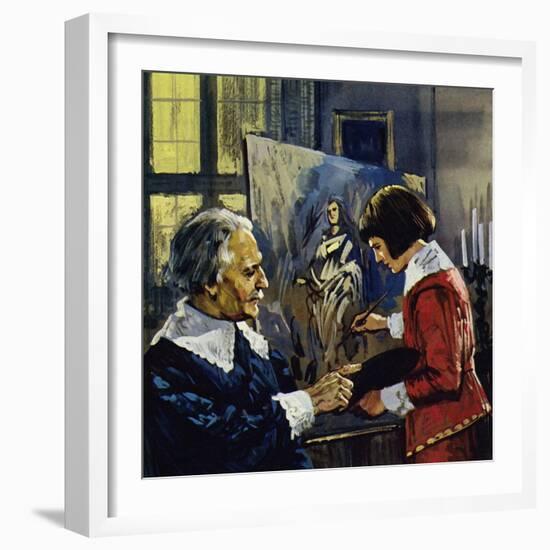 Anthony Van Dyck Studied as a Boy under a Local Painter Named Henry Van Balen-Luis Arcas Brauner-Framed Giclee Print