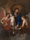 Virgin and Child with Music-Making Angels, c.1630-Anthony van Dyck-Giclee Print