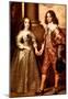 Anthony Van Dyck William of Orange with his Future Bride Art Print Poster-null-Mounted Poster