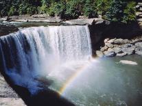 Cumberland Falls on the Cumberland River, It Drops 60 Feet Over the Sandstone Edge, Kentucky, USA-Anthony Waltham-Photographic Print