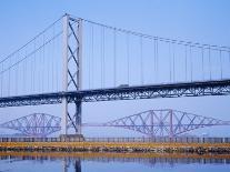 Firth of Forth Bridges, 1964 Road Suspension Bridge, 1890 Rail Bridge, Scotland, UK-Anthony Waltham-Photographic Print