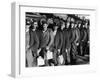 Anthracite Coal Miners Coming Out of Powderly Mine-Margaret Bourke-White-Framed Photographic Print