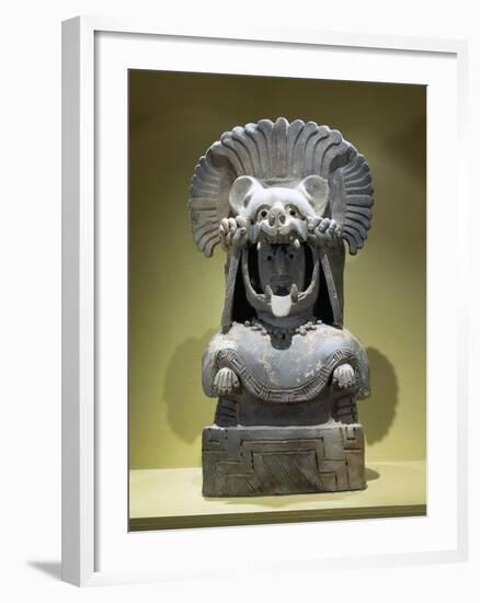 Anthropomorphic Funerary Urn known as Woman with Jaguar Helmet-null-Framed Giclee Print