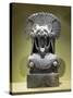 Anthropomorphic Funerary Urn known as Woman with Jaguar Helmet-null-Stretched Canvas