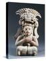 Anthropomorphic Funerary Urn, Terracotta, from Mexico-null-Stretched Canvas