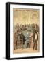 Anthropomorphic Illustration of the Follies of the Casino at Monte Carlo-null-Framed Giclee Print