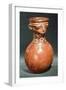 Anthropomorphic Pottery Vase Originating from San Bartolome-null-Framed Premium Giclee Print