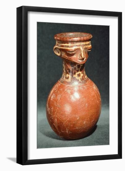 Anthropomorphic Pottery Vase Originating from San Bartolome-null-Framed Giclee Print