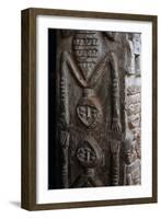 Anthropomorphic Relief on Village Chief's House, Bamileke Chiefdom, Bana, West Region, Cameroon-null-Framed Giclee Print