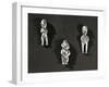 Anthropomorphic Silver Idols, Bolivia, Tiwanaku Culture-null-Framed Giclee Print