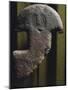 Anthropomorphic Statue-Stele Consisting of Head and Neck, from Val Di Magra in Lunigiana-null-Mounted Giclee Print