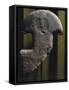 Anthropomorphic Statue-Stele Consisting of Head and Neck, from Val Di Magra in Lunigiana-null-Framed Stretched Canvas