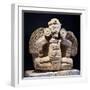 Anthropomorphic Stone Statue of Goddess of the Night in Form of Owl-null-Framed Giclee Print