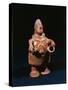 Anthropomorphic Terracotta Vessel, Peru, Inca Civilization-null-Stretched Canvas