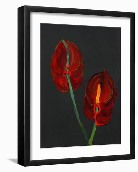 Anthurium, Heart Flower, 2008-Deborah Barton-Framed Giclee Print