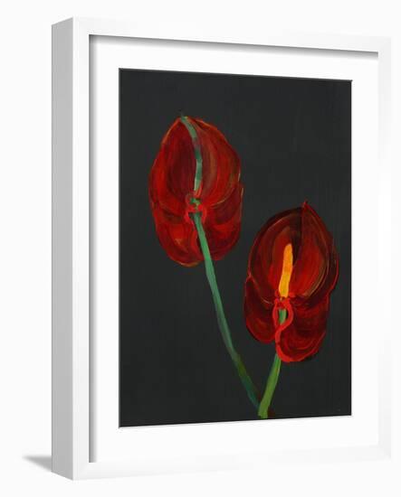 Anthurium, Heart Flower, 2008-Deborah Barton-Framed Giclee Print