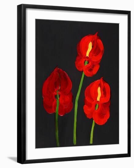 Anthurium-Deborah Barton-Framed Giclee Print