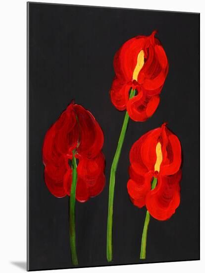 Anthurium-Deborah Barton-Mounted Giclee Print