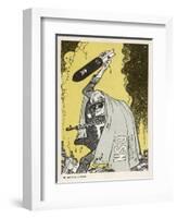 Anti-American Propaganda-B. Jefimov-Framed Art Print